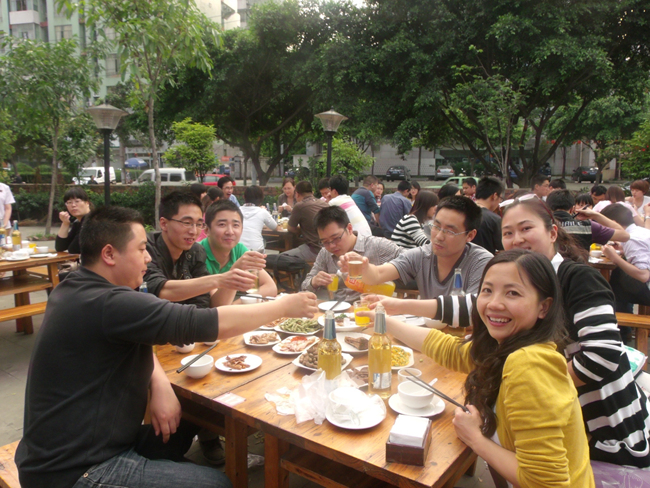 2012年五四青年节聚餐活动